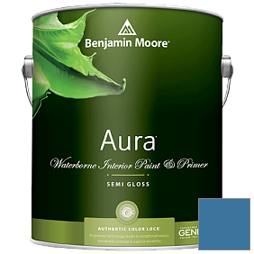 Краска Aura Waterborne Interior Semi-gloss Finish (528) цвет 811 Old Glory