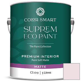 Краска COLOR SMART CS 619 SUPREM ECO PAINT матовая краска цвет 2082-70 Ballerina Pink
