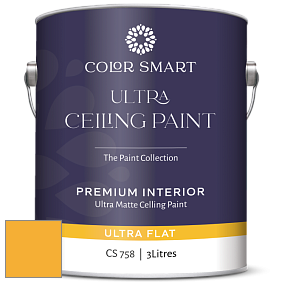 COLOR SMART CS 758 ULTRA CEILING PAINT ультраматовая краска цвет NCS S 1070-Y10R 