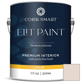 Краска COLOR SMART CS 745 ELIT PAINT глубокоматовая моющаяся краска цвет 1009 Bride To Be