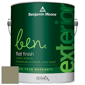 Benjamin Moore Ben 541 Waterborne Exterior Flat Finish краска цвет HC-110 BM HC-110
