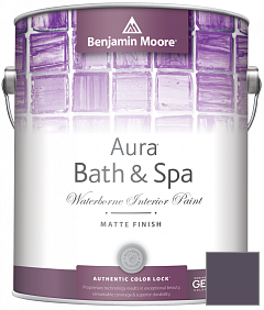 Краска Benjamin Moore Aura Bath & Spa Interior Paint Matte Finish (532) цвет 1393 Grappa