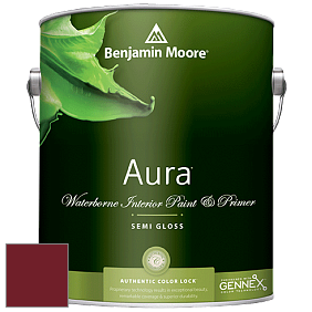 Benjamin Moore Aura 528 Waterborne Interior Semi-gloss Finish краска цвет RAL 3004 