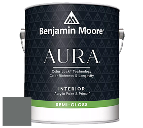 Benjamin Moore Aura 528 Waterborne Interior Semi-gloss Finish краска цвет NCS S 6502-G 