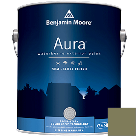 Краска Aura Waterborne Exterior Semi-Gloss Finish (632) цвет 489 Oak Grove
