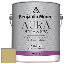 Benjamin Moore Aura 532 Bath & Spa Waterborne Interior Paint Matte Finish краска цвет AF-425 
