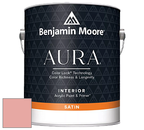Benjamin Moore Aura 526 Waterborne Interior Satin Finish покрытие цвет NCS S 1030-Y90R 
