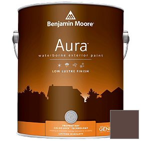 Краска Aura Waterborne Exterior Low Lustre Finish (634) цвет 2113-10 Chocolate Sundae