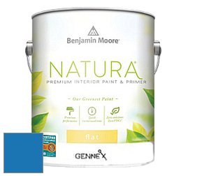 Benjamin Moore 514 Natura Interior Semi-Gloss Finish краска цвет 2066-30 Big Country Blue