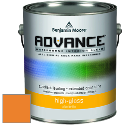 Benjamin Moore 794 Advance Interior Paint-High Gloss глянцевая алкидная эмаль цвет 2017-10 Orange Juice