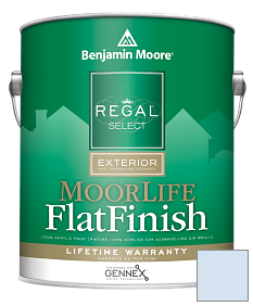 Краска Regal Select Exterior Paint-MoorLife Flat Finish (W105) цвет 2067-70 White Satin