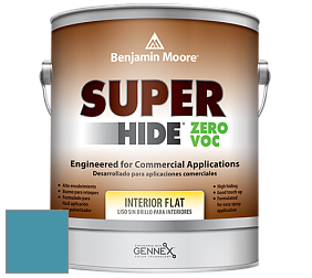 Benjamin Moore 355 Super Hide Zero Voc Interior Flat краска цвет NCS S 3040-B10G 