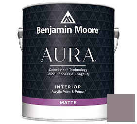 Краска Benjamin Moore Aura 522 Interior Paint - Matte краска цвет 1448 Frozen in Time