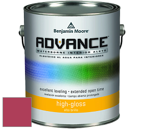 Benjamin Moore 794 Advance Interior Paint-High Gloss глянцевая алкидная эмаль цвет 2086-20 Rose Parade