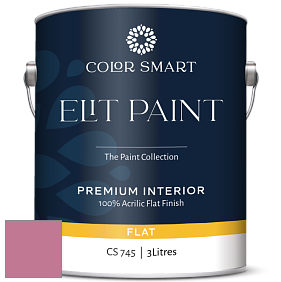 COLOR SMART CS 745 ELIT PAINT глубокоматовая моющаяся краска цвет 2080-40 Wild Pink