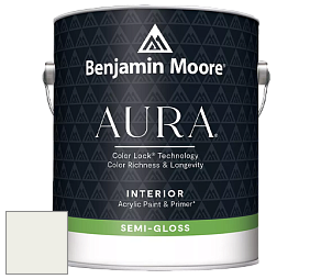 Benjamin Moore Aura 528 Waterborne Interior Semi-gloss Finish краска цвет NCS S 0502-G50Y 