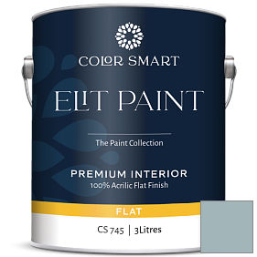 Краска COLOR SMART CS 745 ELIT PAINT глубокоматовая моющаяся краска цвет 2136-50 Colorado Gray