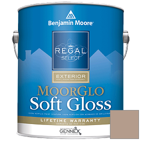 Краска Regal Select Exterior Paint-Moor GloSoft Gloss Finish (W096) цвет 1019 Dellwood Sand