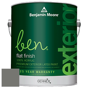 Benjamin Moore Ben 541 Waterborne Exterior Flat Finish краска цвет HC-167 BM HC-167