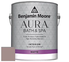 Benjamin Moore Aura 532 Bath & Spa Waterborne Interior Paint Matte Finish краска цвет NCS S 4010-Y90R 