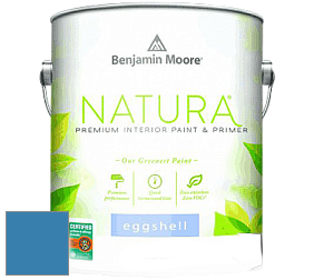 Benjamin Moore 513 Natura Interior Eggshell Finish краска с блеском цвет 797 Athens Blue