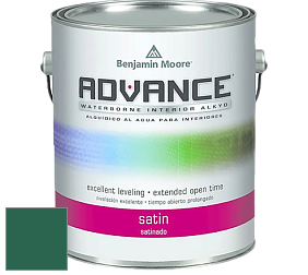 Benjamin Moore 792 Advance Interior Paint-Satin эмаль цвет 2046-10 Calypso Green