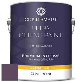 COLOR SMART CS 758 ULTRA CEILING PAINT ультраматовая краска цвет 2073-20 Autumn Purple