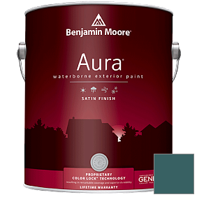 Краска Aura Waterborne Exterior Satin Finish (631) цвет 2054-20 Beau Green