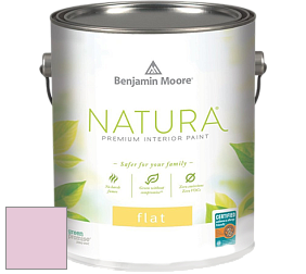 Benjamin Moore 512 Natura Interior Flat Finish матовая краска цвет 2085-60 Pink Petals