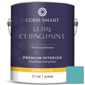 Краска COLOR SMART CS 758 ULTRA CEILING PAINT ультраматовая краска цвет 753 Santa Clara