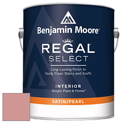 Benjamin Moore 550 Regal Select Waterborne Interior Pearl Finish краска цвет 2090-50 Tender Pink
