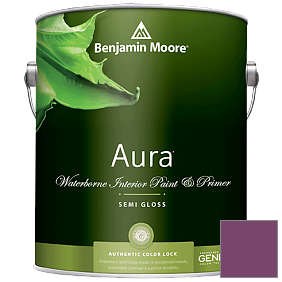 Краска Aura Waterborne Interior Semi-gloss Finish (528) цвет 2074-20 Summer Plum