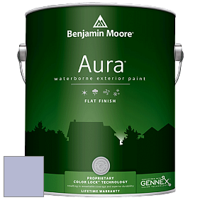 Benjamin Moore Aura 629 Waterborne Exterior Flat Finish краска цвет 2069-50 Blue Orchid