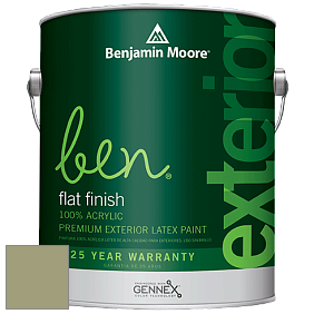 Benjamin Moore Ben 541 Waterborne Exterior Flat Finish краска цвет AF-405 