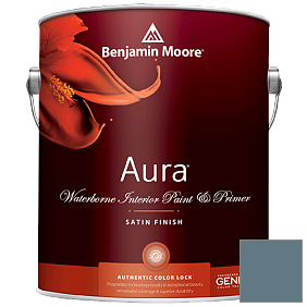Краска Aura Waterborne Interior Satin Finish (526) цвет 1645 Thousand Oceans