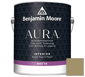 Краска Benjamin Moore Aura Interior Paint - Matte (522) цвет 524 Hiking Path