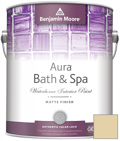 Краска Benjamin Moore Aura Bath & Spa Interior Paint Matte Finish (532) цвет 2151-50 Bronzed Beige