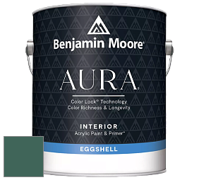 Benjamin Moore Aura 524 Waterborne Interior Eggshell Finish краска цвет 651 Brazilian Rainforest