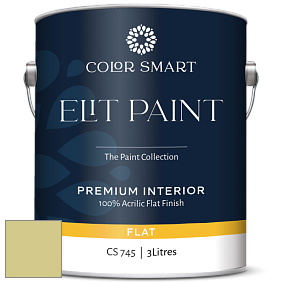 COLOR SMART CS 745 ELIT PAINT глубокоматовая моющаяся краска цвет 2146-40 Pale Avocado