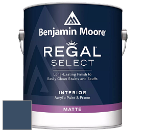 Benjamin Moore 548 IRegal Select Interior Paint - Matte краска цвет 2060-10 Symphony Blue