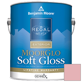 Краска Regal Select Exterior Paint-Moor GloSoft Gloss Finish (W096) цвет 1283 Hearts Delight