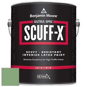 Benjamin Moore 486 Ultra Spec SCUFF-X Interior Satin Finish краска цвет 565 Aurora Borealis