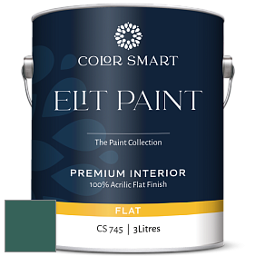 COLOR SMART CS 745 ELIT PAINT глубокоматовая моющаяся краска цвет 2052-20 Marine Aqua