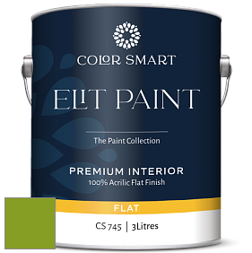 COLOR SMART CS 745 ELIT PAINT глубокоматовая моющаяся краска цвет 2028-10 Iguana Green