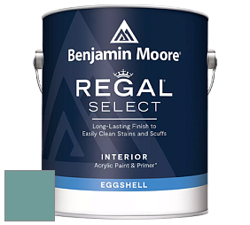 Benjamin Moore 549 Regal Select Waterborne Interior Eggshell Finish краска цвет 677 Azure Water