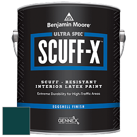 Benjamin Moore 485 Ultra Spec SCUFF-X Interior Eggshell Finish краска цвет RAL 6004 