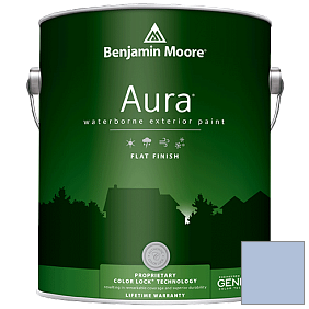 Краска Aura Waterborne Exterior Flat Finish (629) цвет 1418 Oriental Iris