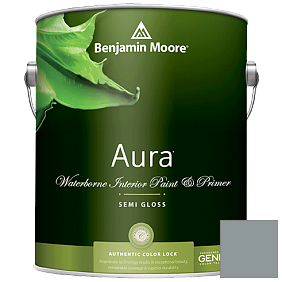 Краска Aura Waterborne Interior Semi-gloss Finish (528) цвет 1587 Gibraltar Cliffs