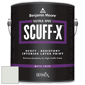 Benjamin Moore 484 Ultra Spec SCUFF-X Interior Matte Finish краска цвет OC-55 Paper White