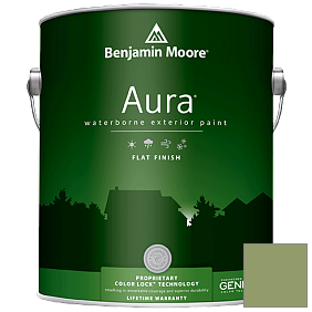 Краска Aura Waterborne Exterior Flat Finish (629) цвет 545 Buckingham Gardens